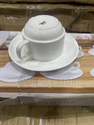 6 Pieces Tea Cup With 6 Pieces Saucer