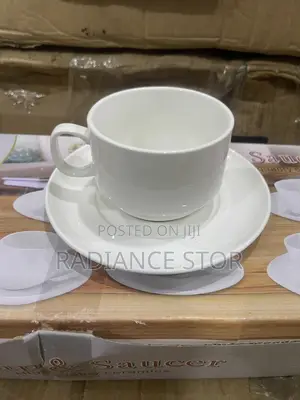 6 Pieces Tea Cup With 6 Pieces Saucer