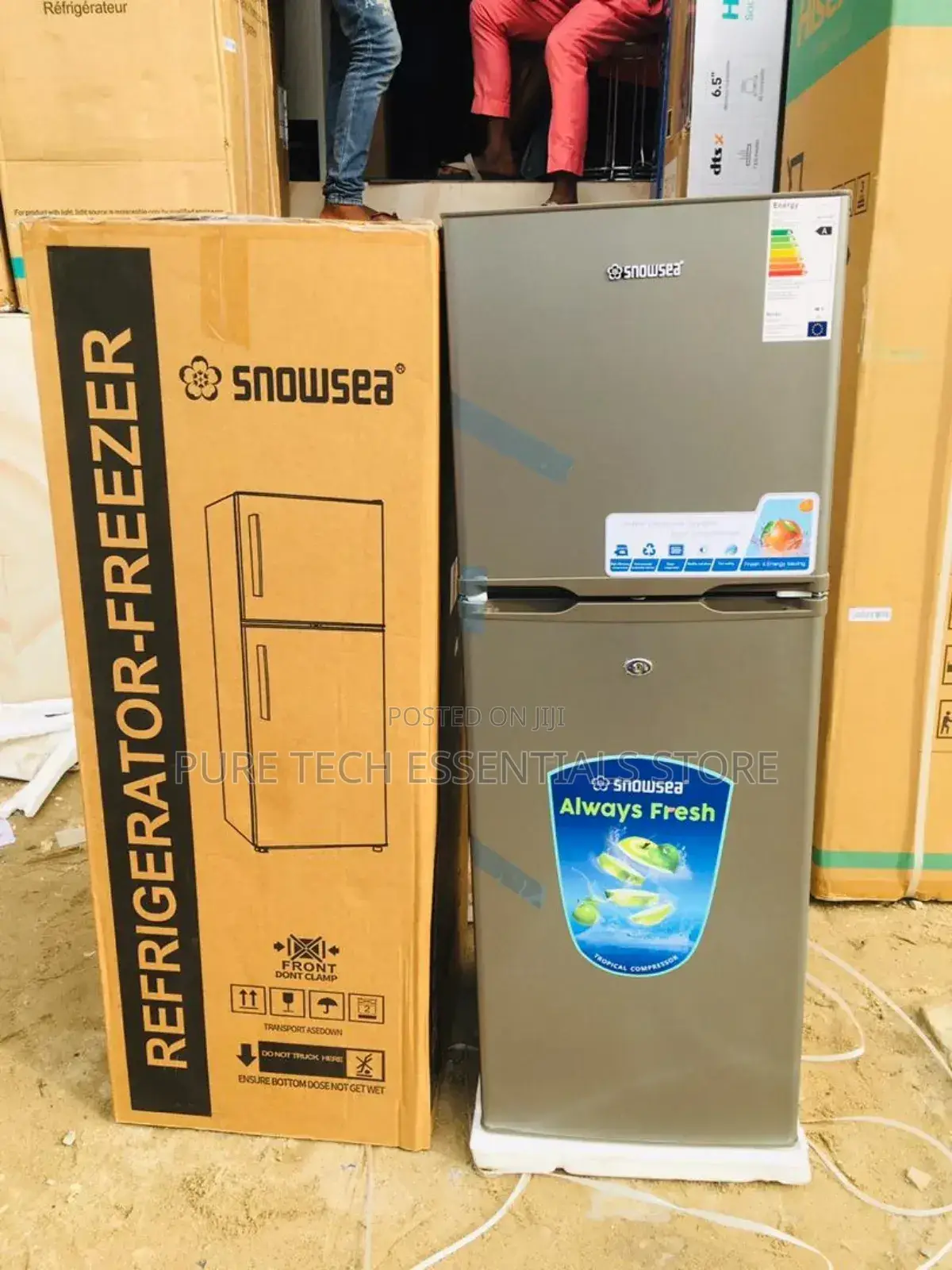 Original Snowsea 125liters Double Door Refrigerator