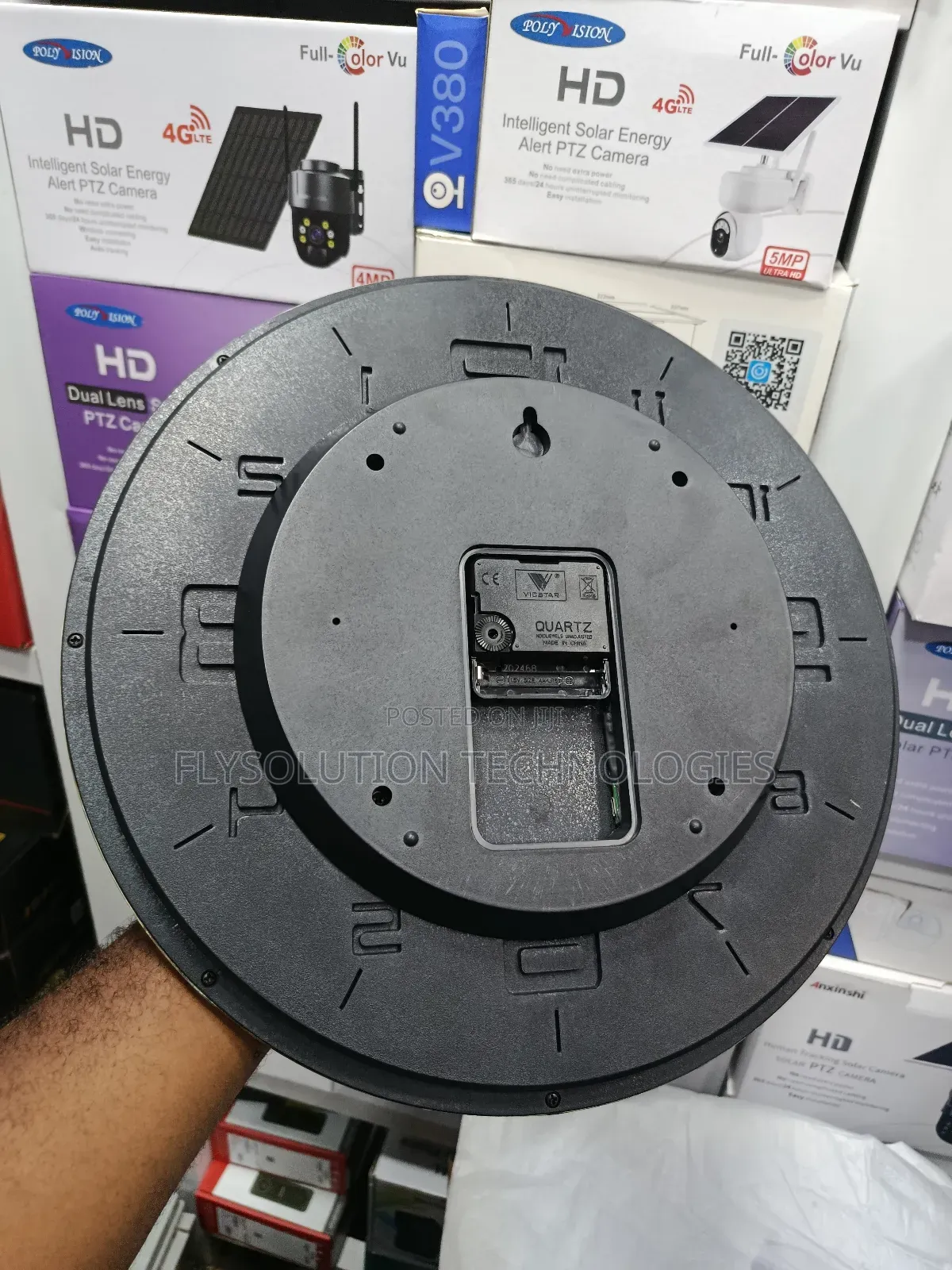 Wall Clock Spy Camera Wifi / P2p (Android Or Ios) - Full Hd