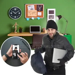 Hidden Wifi/ Ip Wall Clock Surveillance Spy Camera