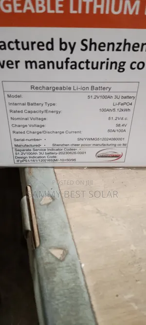 Cheer Power Rechargeable Lithium Battery, Available in Stock
