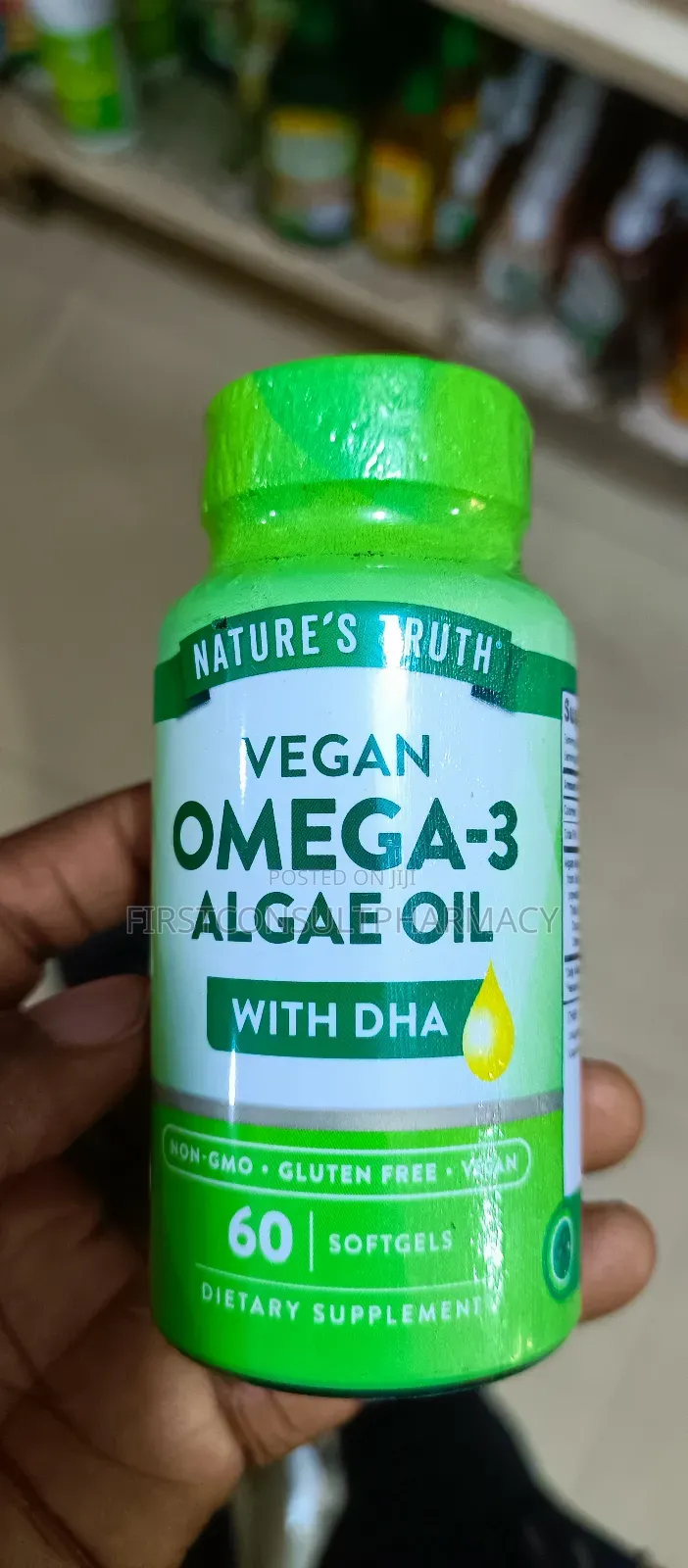 Nature's Truth Vegan Omega3 Algae Oil With Dha X 60