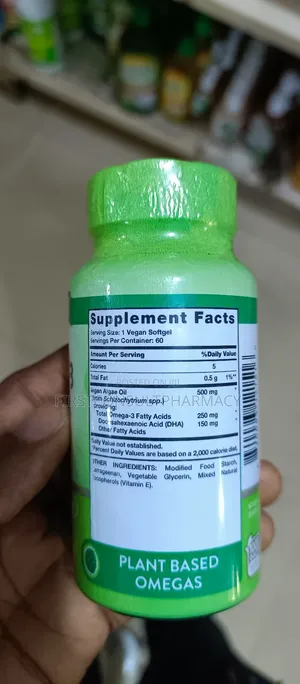 Nature's Truth Vegan Omega3 Algae Oil With Dha X 60