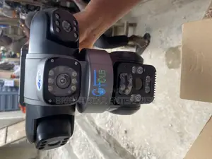 CCTV Solar Camera Three Lens With Sound Record