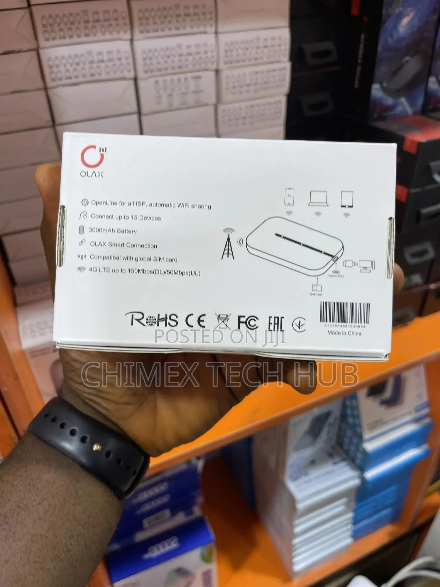 Olax Pocket Mifi Mt10 4g+