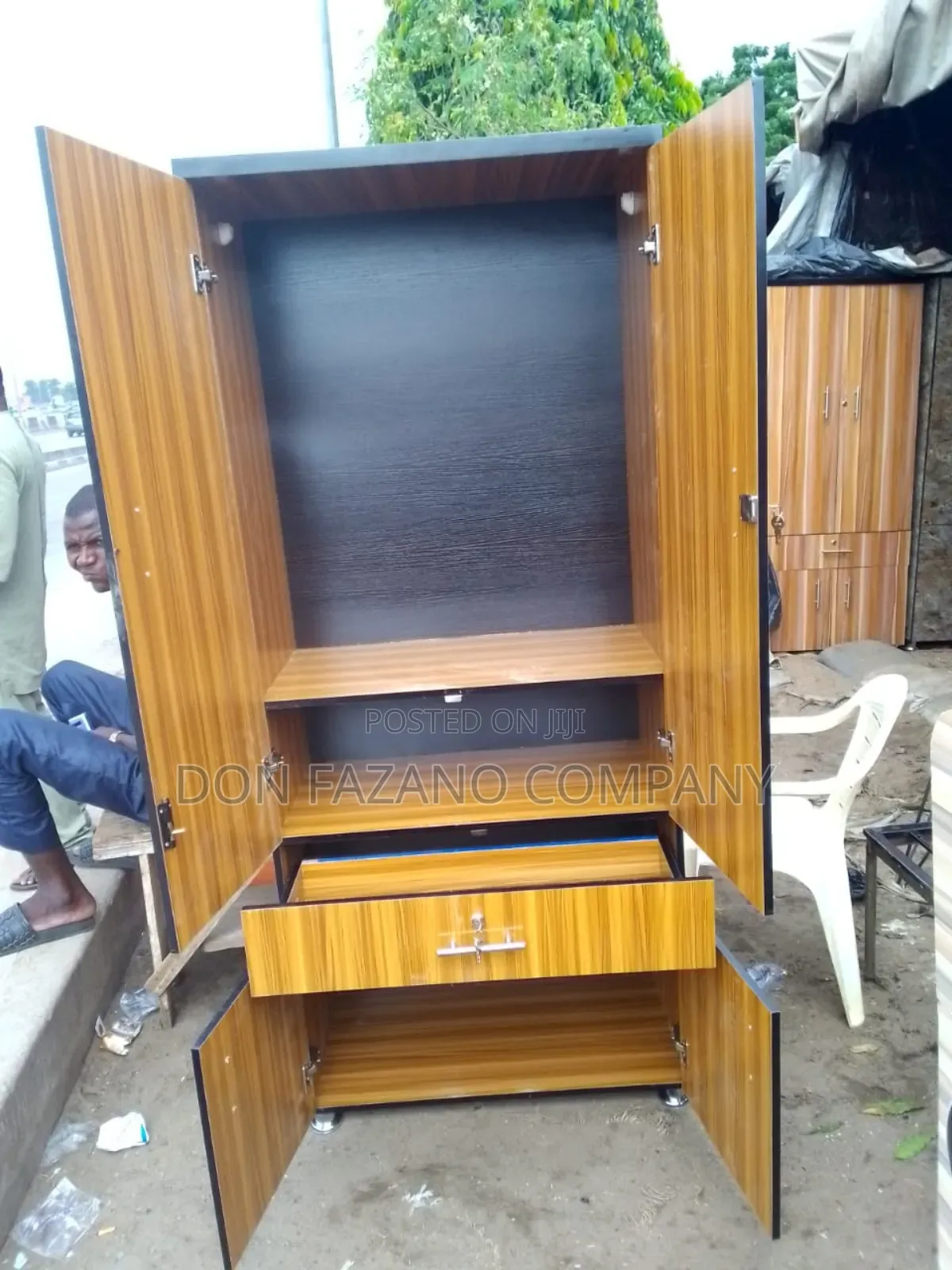 Wardrobe 2 Door Black
