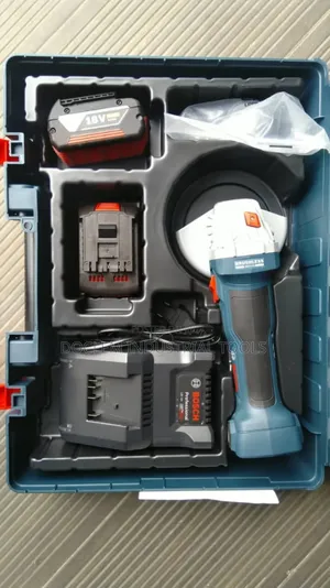 "Bosch Professional Cordless Grinder, Charger 2 X Batteries
