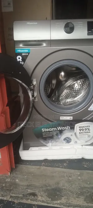 Photo - Hisense Inverter Washing Machine Front Loader Automatic 8kg