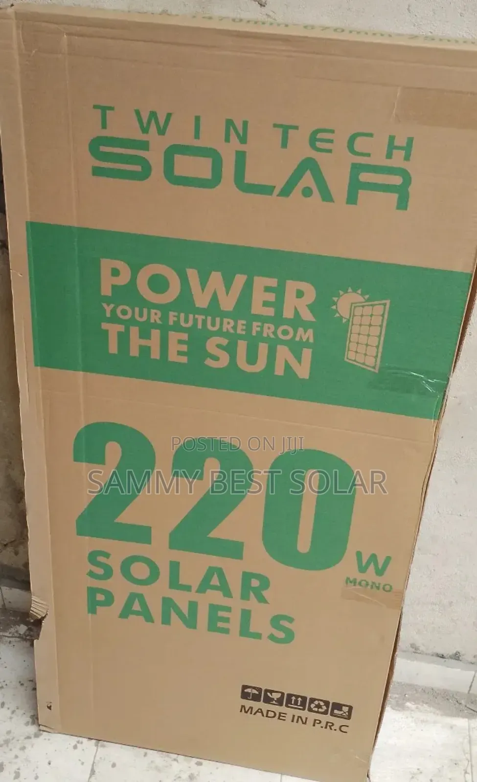 Twin Tech Solar Panel Mono 220w Available in Stock Now"