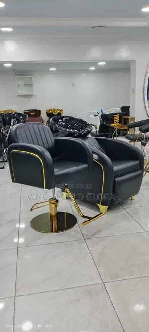 A Set of Wash Basin and Salon Chair