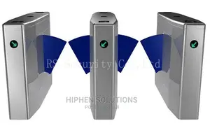 IP54 Biometric Flap Barrier Gate Pedestrian Security Access Control