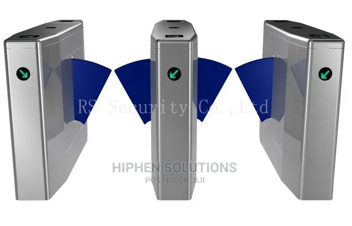 IP54 Biometric Flap Barrier Gate Pedestrian Security Access Control