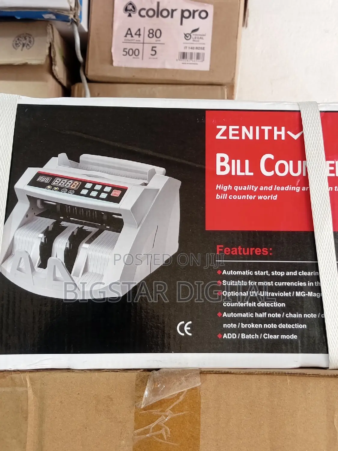 Bill Counter Note Detector Machine With Automa Counterfeit
