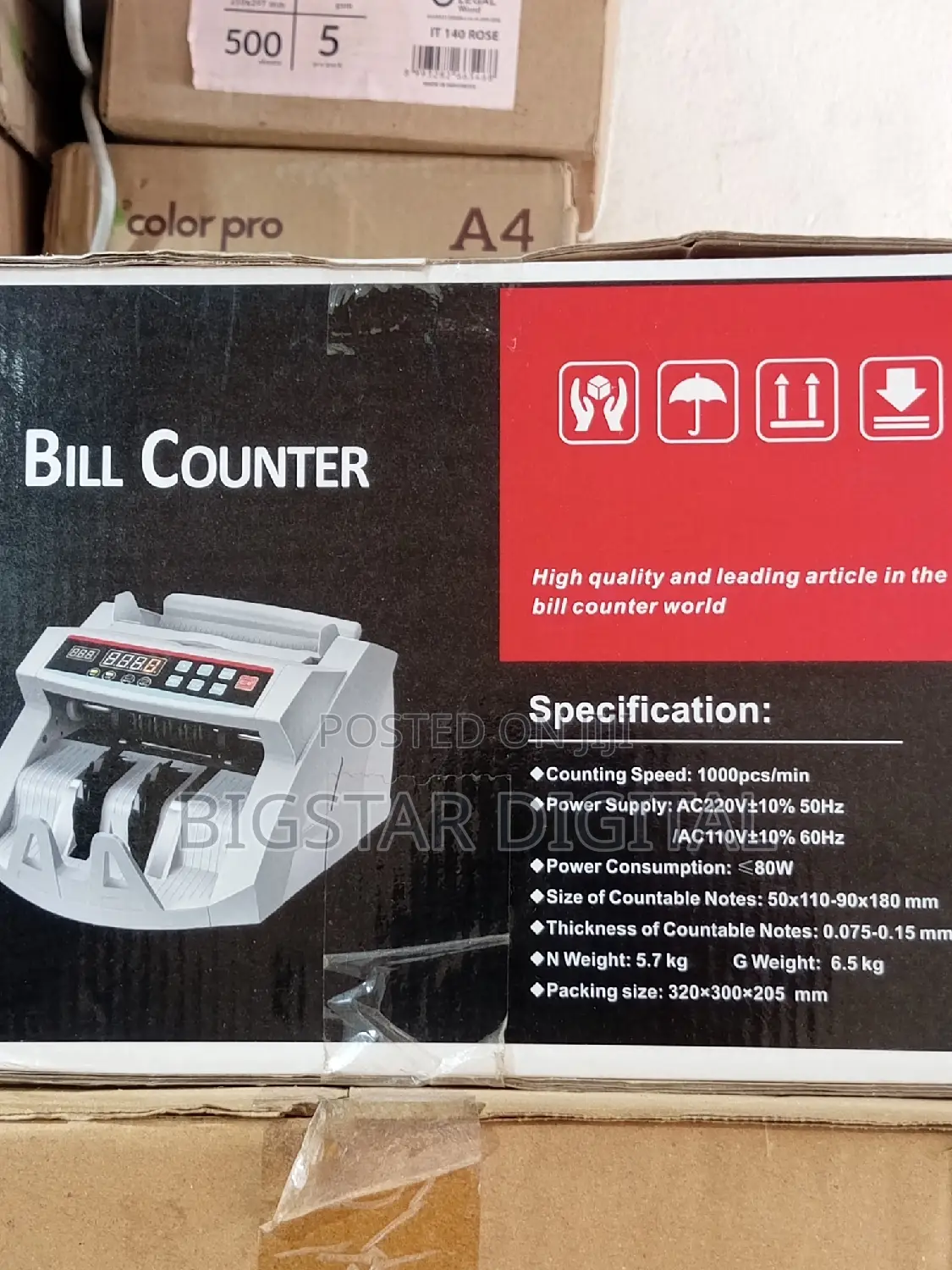 Bill Counter Note Detector Machine With Automa Counterfeit