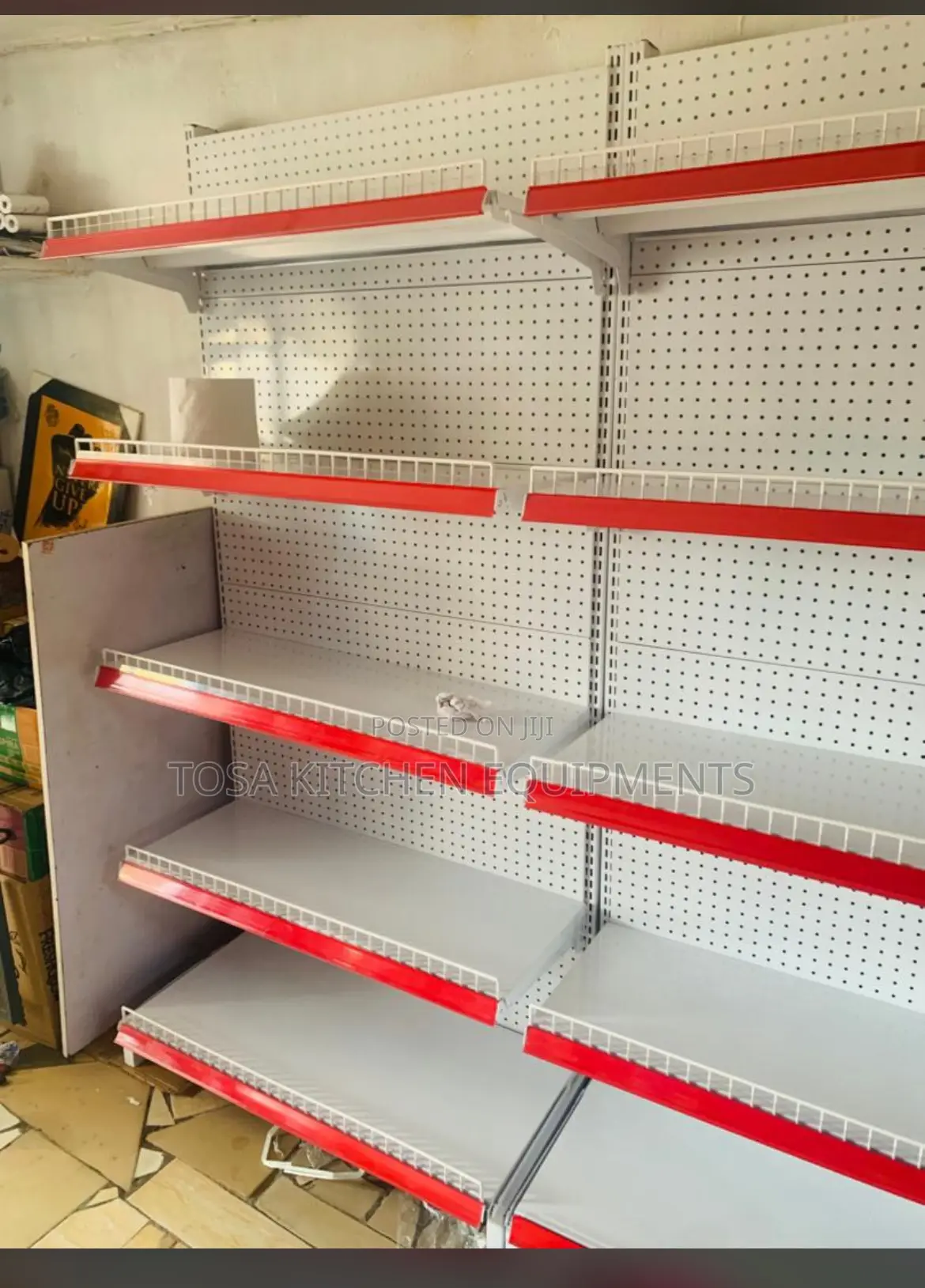 Single Supermarket Shelves