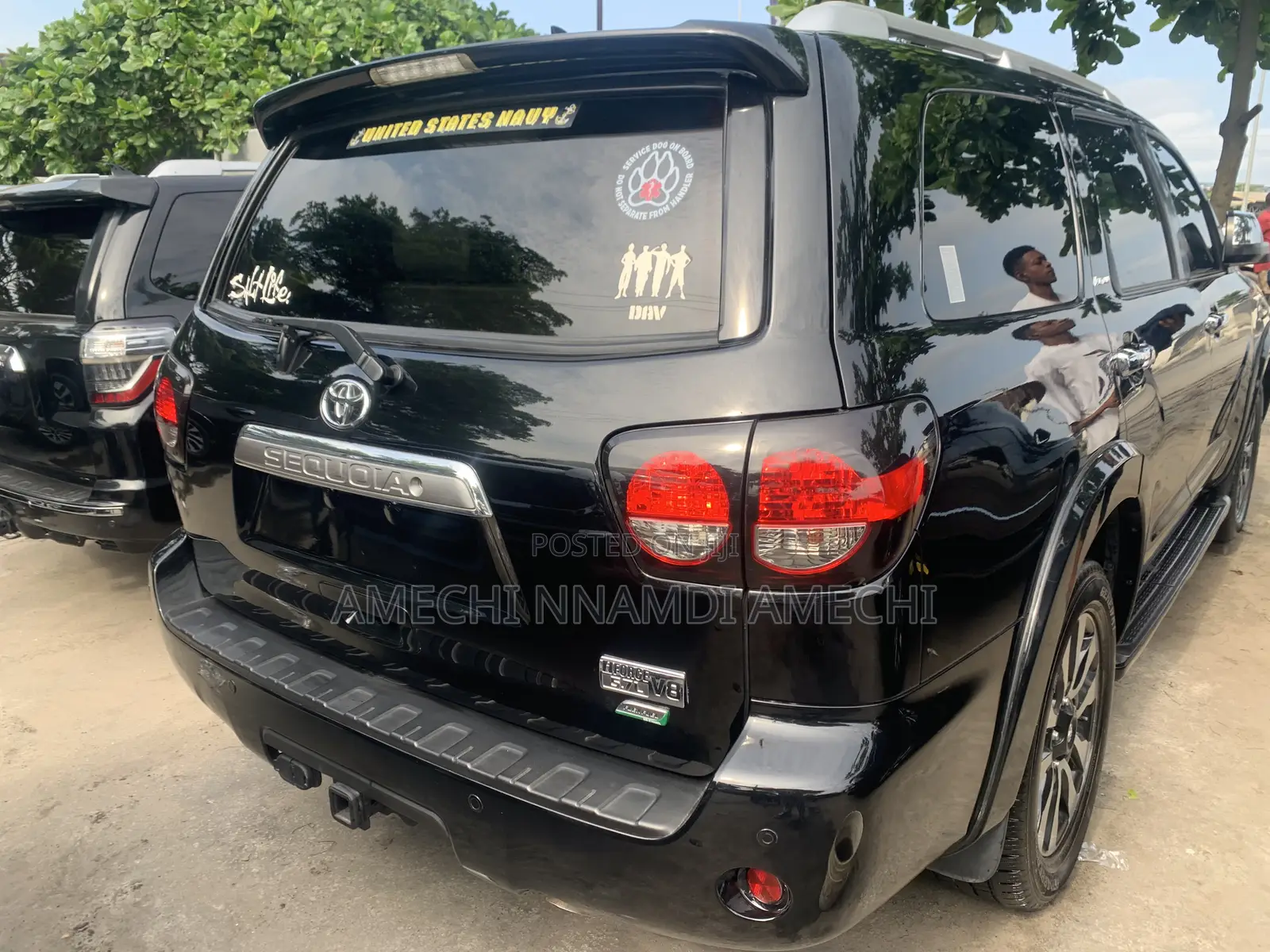 Toyota Sequoia Platinum 4x4 2019 Black