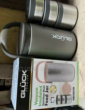 Gluck Premium Vacuum Insulated Stainless Steel Food Jar