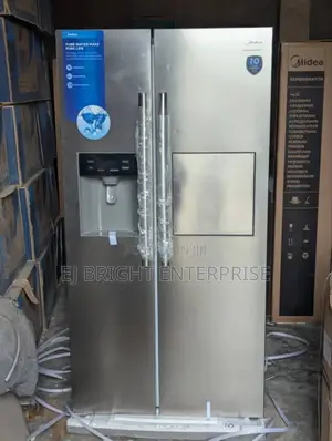 Midea 490 Liters Sideby Sidewith Dispenser & Ice Cube Maker