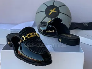 Best Quality Leather Versace Half Shoes
