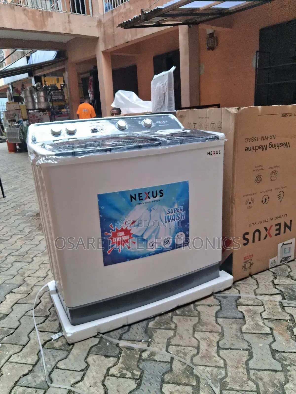 Nexus Washing Machine 15kg Semi Automatic Top Loader