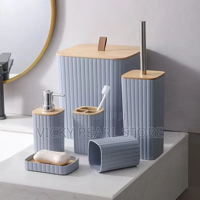 6pcs Bathroom Accessories