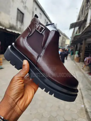 Louis Vuitton Glossy Leather Men's Boots