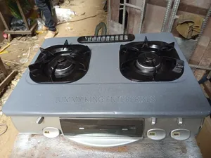 Automatic 2 Gas Burners Cooker With Oven