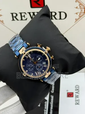 Photo - Original Rewardvip Blue Dial Chronograph Watch Available