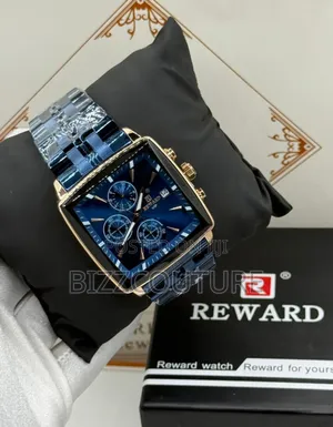 Original Rewardvip Blue Dial Stainless Steel Watch