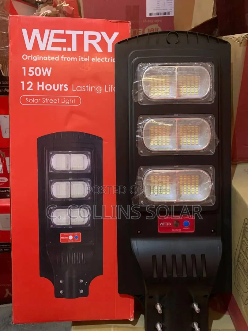 150w Itel Solar Street Lights