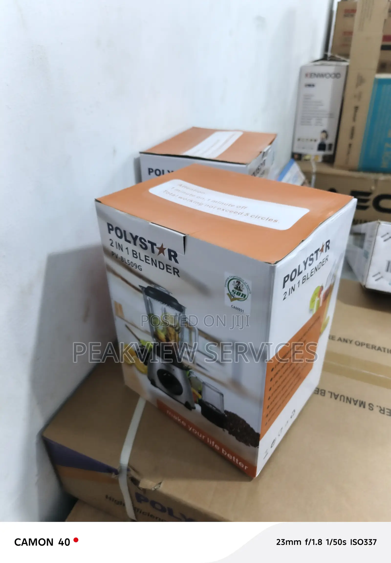 Fast Selling Polystar 2 in 1 Blender(Pv-B1509g)