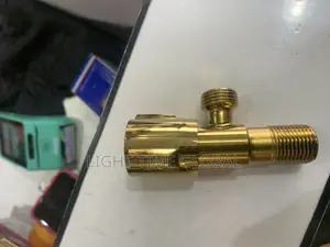 Gold Angle Valve Tee Tap