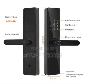 Smart Lock Biometric Fingerprint Door Lock