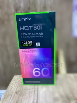 New Infinix Hot 60i 128 GB Black