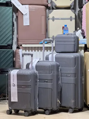 Set Of 4 Unbreakable Goodpatner Rubber Luggage