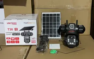 Hd Intelligent Solar PTZ Camera, Triple Lens