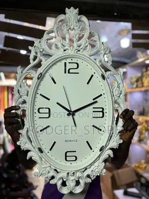 Victorian Wall Clock- White . A Statement Wall Clock