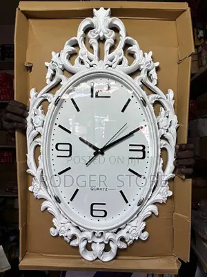 Victorian Wall Clock- White . A Statement Wall Clock
