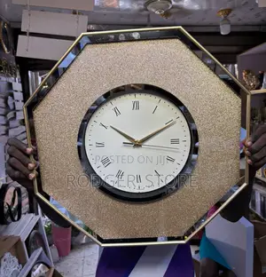 Glitter Clock - Maxi . A Luxury Wall Clock .