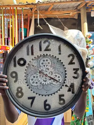 Glitter Clock With Rotor Gears . A High End Wall Clock .