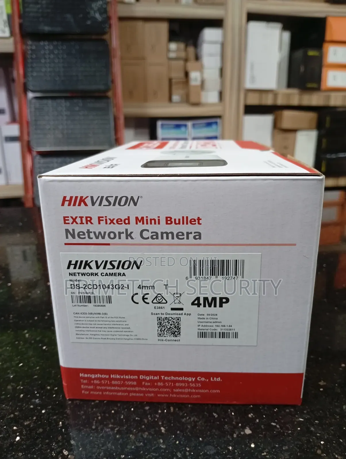Security Hikvision 4mp Md 2.0 Fixed Bullet Camera