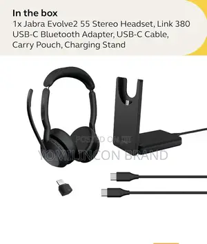 Jabra Evolve2 55 Stereo Wireless Headset.
