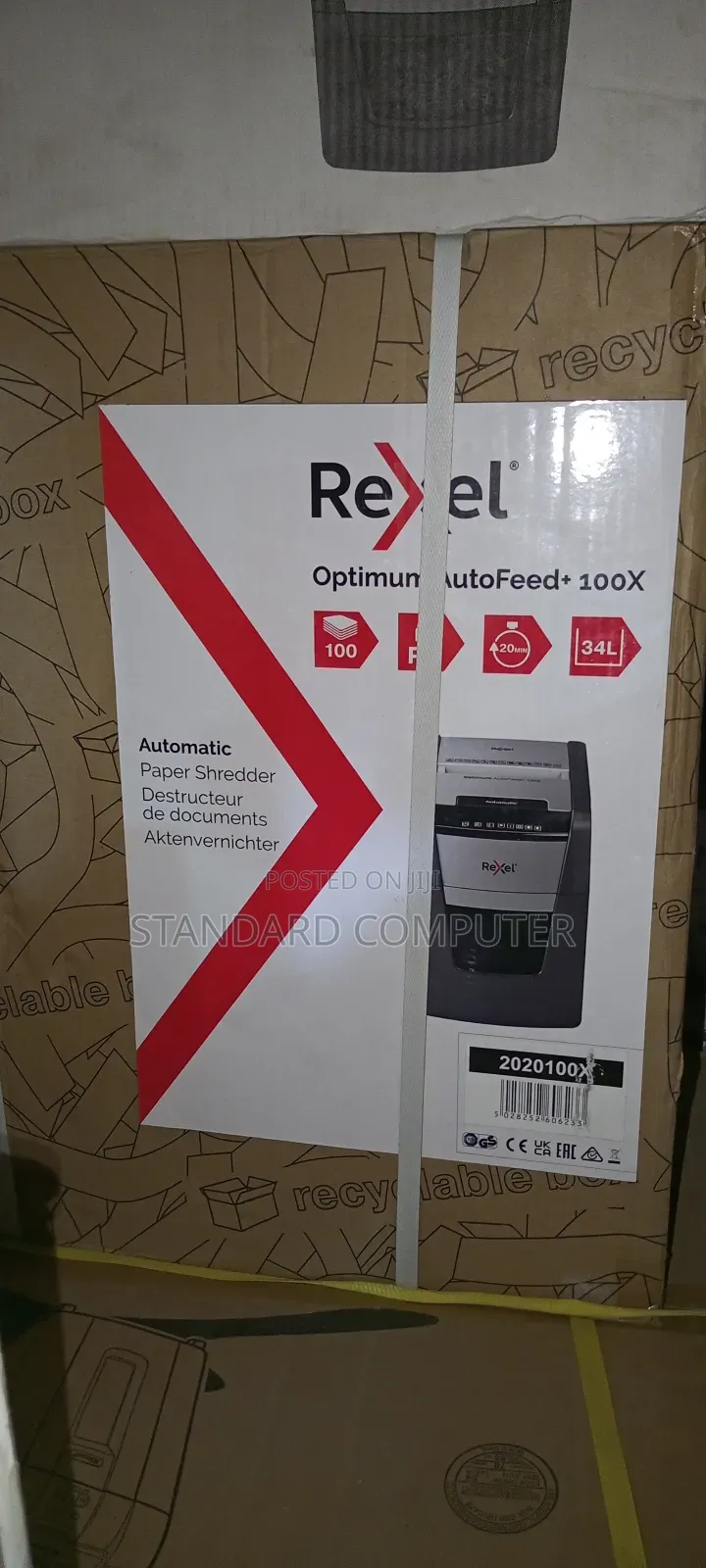 Rexel Shredder Optimum Auto Feed+100x