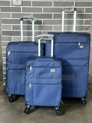 Spacious Fabric Luggage Set