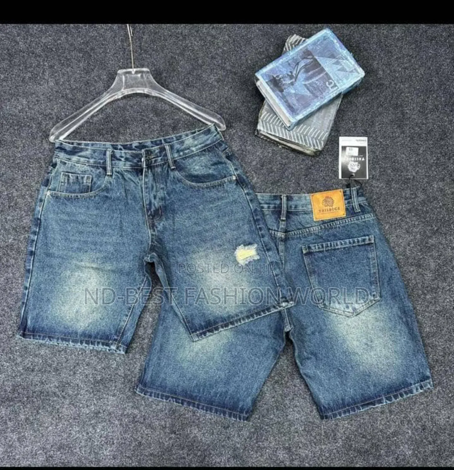 Blue Color Short Jeans