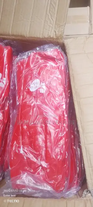 Rubber Hand Glove Red By 12 Pair