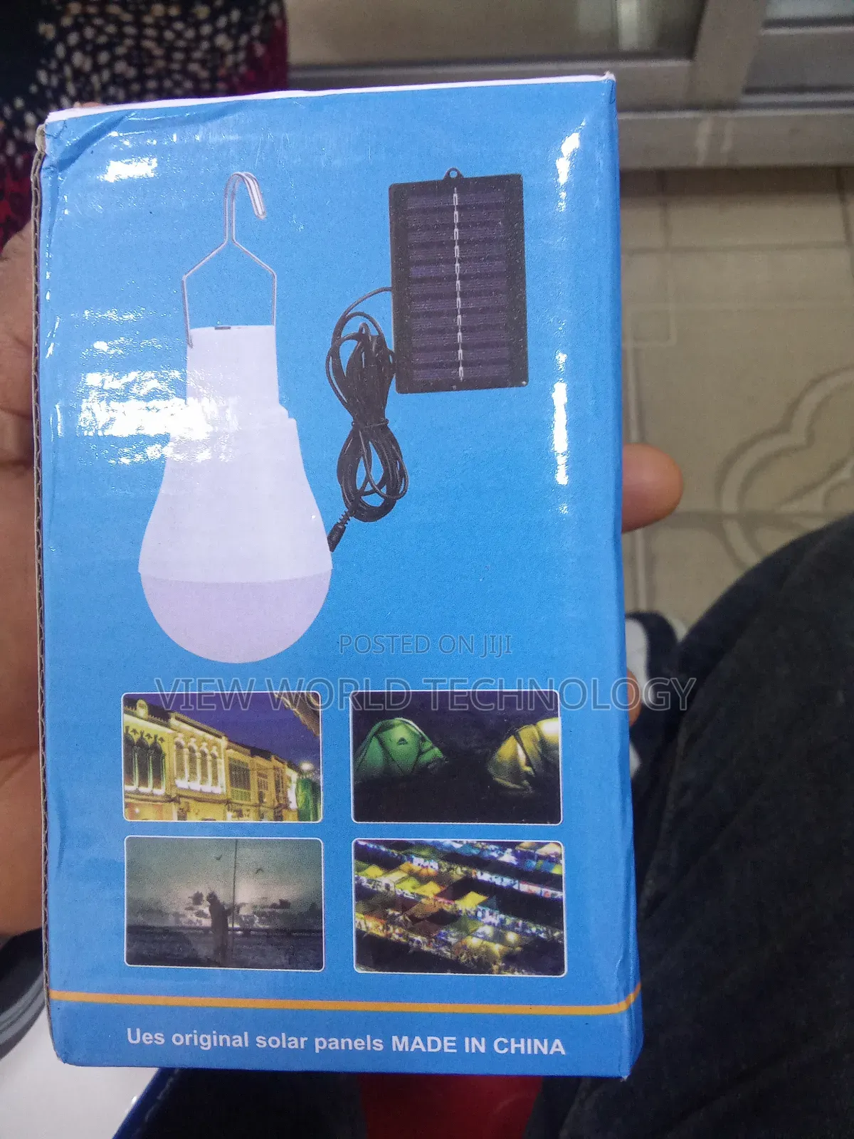 Solar Rechargeable Energy Saving Bulb