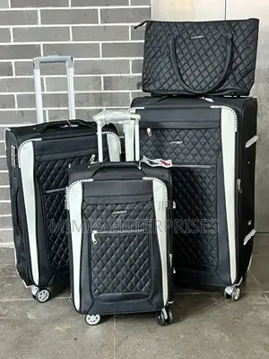 Stylish Luggage Set Fabric