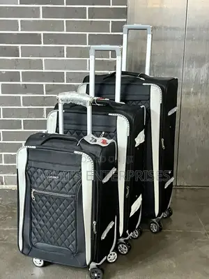 Stylish Luggage Set Fabric